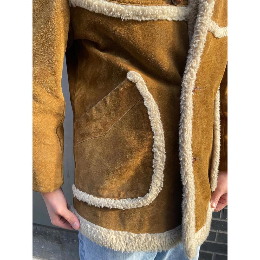 70s Wool Suede Coat - Picture 2 of 6